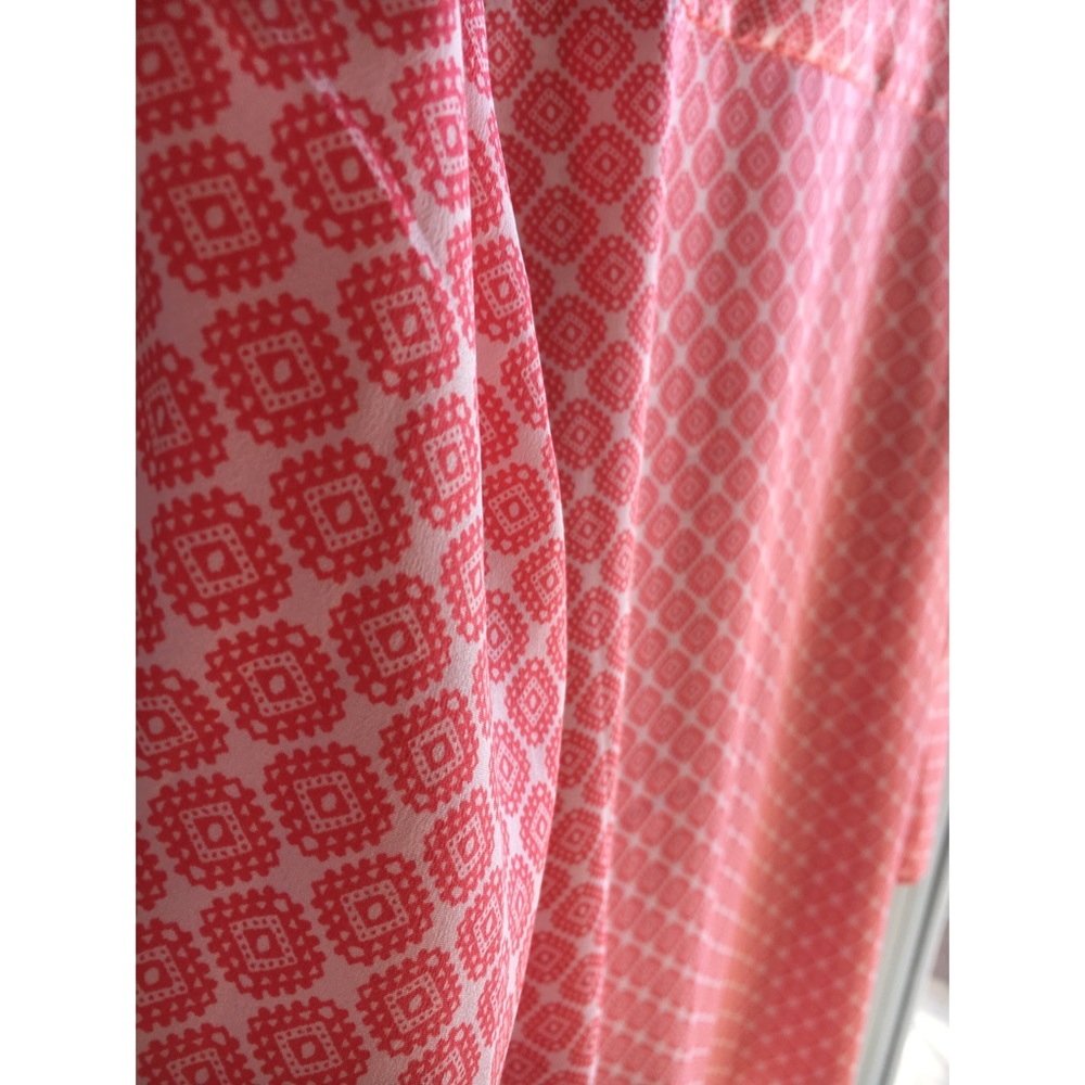 Patterned Three Quarter Sleeve Blouse - image 4